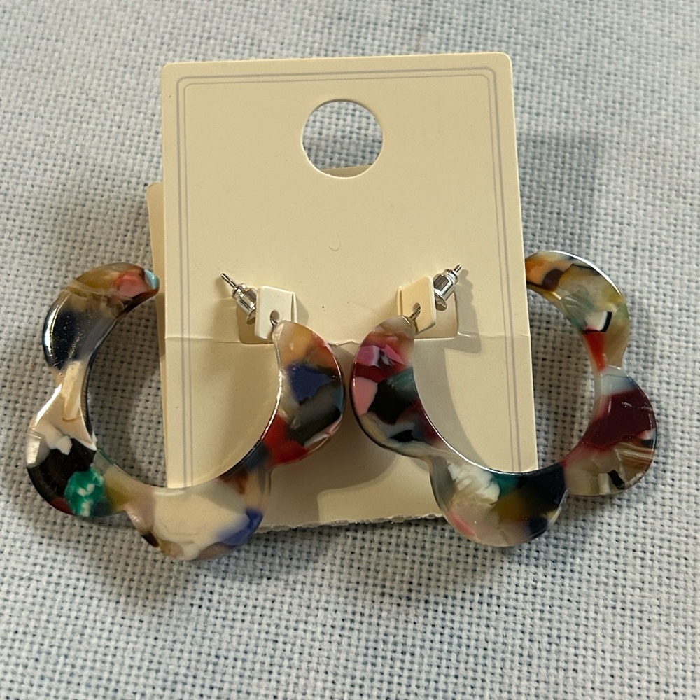 Multicolor Hoop Earrings